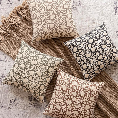 Foindtower Set of 2 Decorative Long Body Lumbar Throw Pillow Covers Accent Farmhouse Cushion Covers Boho Pillowcase for Couch Sofa Bedroom Living Room Home Decor,14×36 Inch,Light Orange Brown