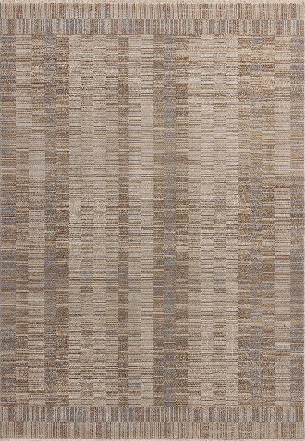 Loloi Amber Lewis Cali Collection CIL-05 Natural/Multi 3'-6" x 5'-6", .25" Pile Height, Accent Rug