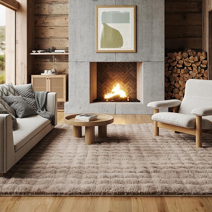 nuLOOM Jeni Checkered 2'6" x 10' Machine Washable Runner Rug for Living Room Bedroom Dining Room Entryway Hallway Kitchen, Taupe