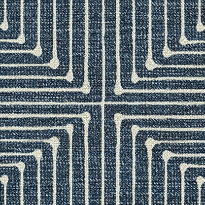 RUGGABLE x Jonathan Adler Machine Washable Modern Area Rug – Inkdrop Lapis Blue 2x3, Stain-Resistant, Non-Slip – Small Rugs for Living Room, Bedroom, Hallway, Entryway & Bathroom–with Cushioned Pad