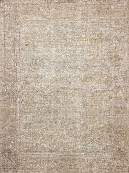 Loloi Amber Lewis Cambria Collection CBR-06 Multi/Natural 2'-6" x 7'-6" Runner Rug Jute, Neutral, Vintage Style, Antique Tone, Living, Bedroom, Dining, Carpet