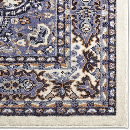 Home Dynamix Premium Sakarya Traditional Medallion Border Area Rug, Porcelain, 3'7"x5'2" Rectangle