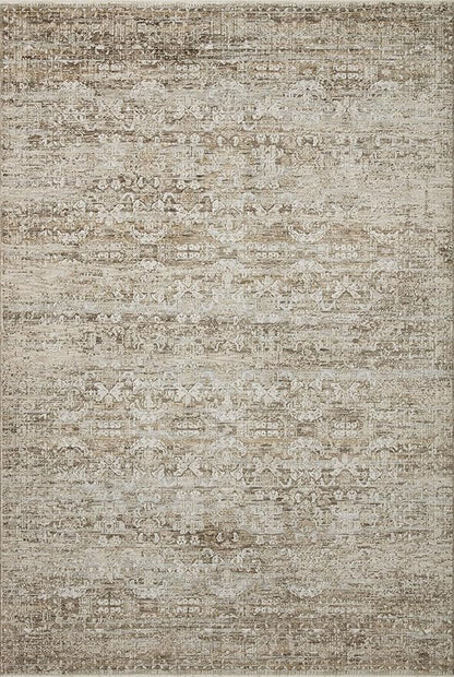 Loloi Amber Lewis Honora Collection HON-04 Bark/Dove 3'-9" x 5'-9" Accent Rug