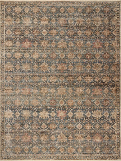 Loloi Amber Lewis Molly Collection MOL-03 Ocean/Sunset 2'-3" x 3'-10" Low Pile Accent Rug