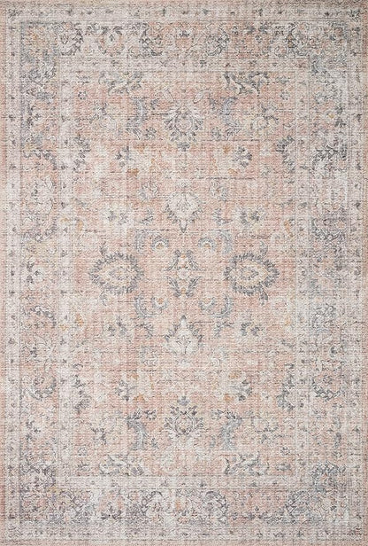 Loloi Skye Collection SKY-01 Blush/Grey 2'-0" x 5'-0" Accent Rug
