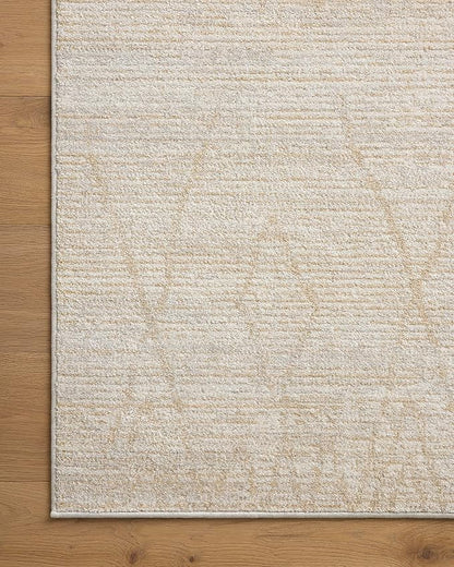 Loloi Kamala Collection KAM-03 Natural/Mist 5'-3" x 7'-9" Area Rug