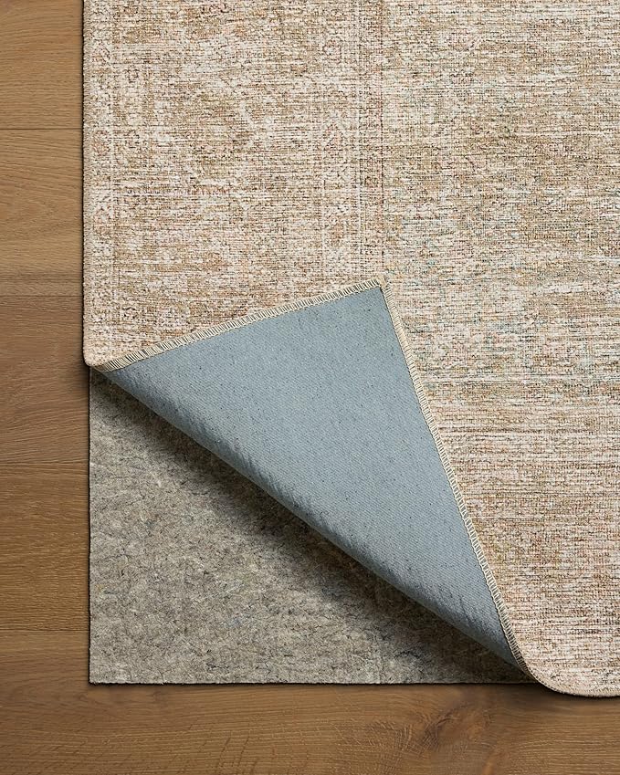 Loloi Amber Lewis Cambria Collection CBR-06 Multi/Natural 7'-6" x 9'-6" Area Rug Jute, Neutral, Vintage Style, Antique Tone, Living, Bedroom, Dining, Carpet