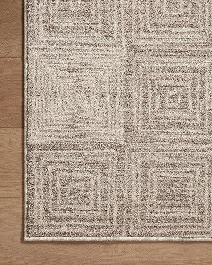 Loloi Darby Collection DAR-05 Beige/Grey 7'-10" x 10' Area Rug