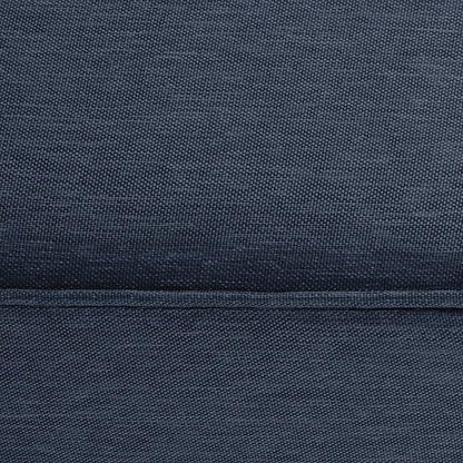 Classic Accessories Montlake Water-Resistant 25 x 25 x 5 Inch Square Outdoor Seat Cushion, Patio Furniture Chair Cushion, Heather Indigo Blue, Outdoor Cushion Cover