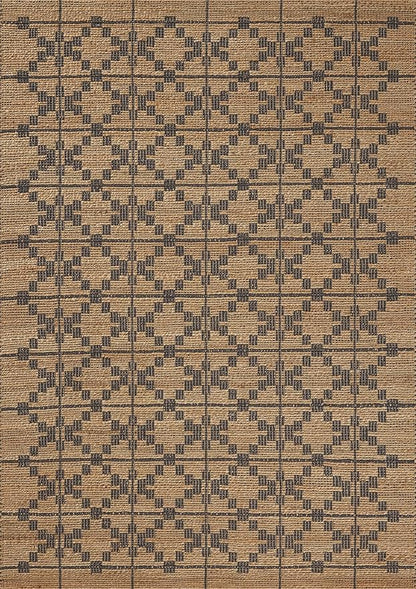 Loloi Chris Loves Julia Judy Collection JUD-05 Natural/Graphite 5'-0" x 7'-6" Area Rug