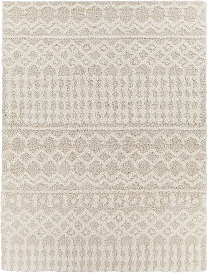 Livabliss Hapsburg Moroccan Shag Area Rug, 7'10" x 10'2, Beige