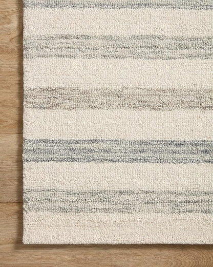 Loloi Chris Loves Julia Chris Collection CHR-05 Ivory/Slate 2'-3'' x 3'-9'', .50" Pile Height, Accent Rug