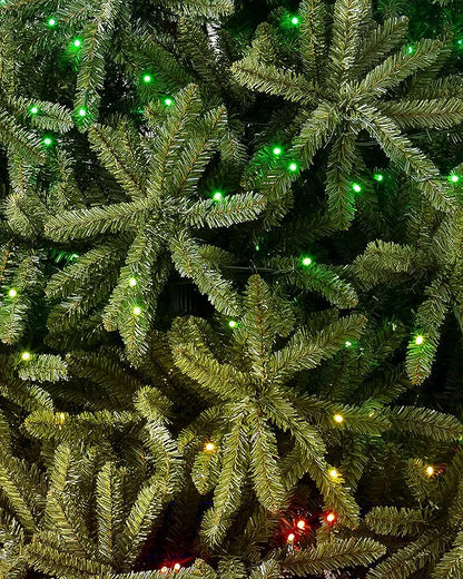 Balsam Hill 7ft Pre-Lit Classic Blue Spruce - Artificial Christmas Tree with Twinkly Lights, Easy Plug Technology, Premium Stand for Indoor Holiday Decorating