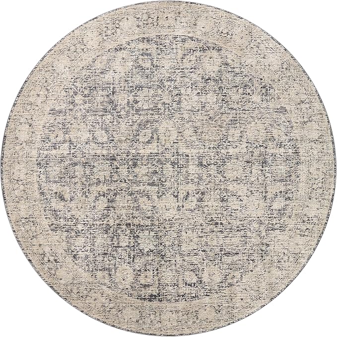 Loloi Amber Lewis Alie Collection ALE-05 Charcoal/Beige 2'-7'' x 12'-0'', .13'' Pile Height, Runner Rug