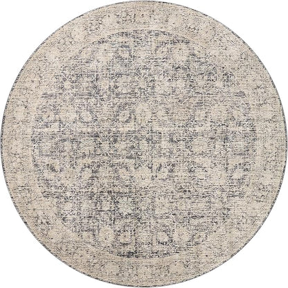 Loloi Amber Lewis Alie Collection ALE-05 Charcoal/Beige 7'-10" x 10', .13" Pile Height, Area Rug