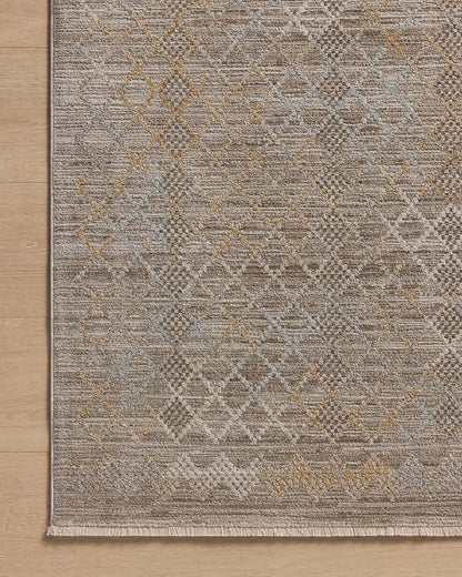 Loloi Amber Lewis Cali Collection CIL-03 Taupe/Multi 2'-3" x 3'-11", .25" Pile Height, Accent Rug