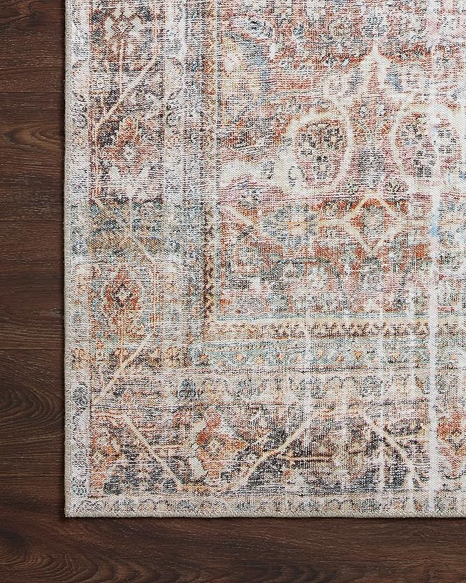 Loloi Adrian Collection ADR-05 Sunset/Charcoal 8'-6" x 11'-6", .19" Thick Area Rug