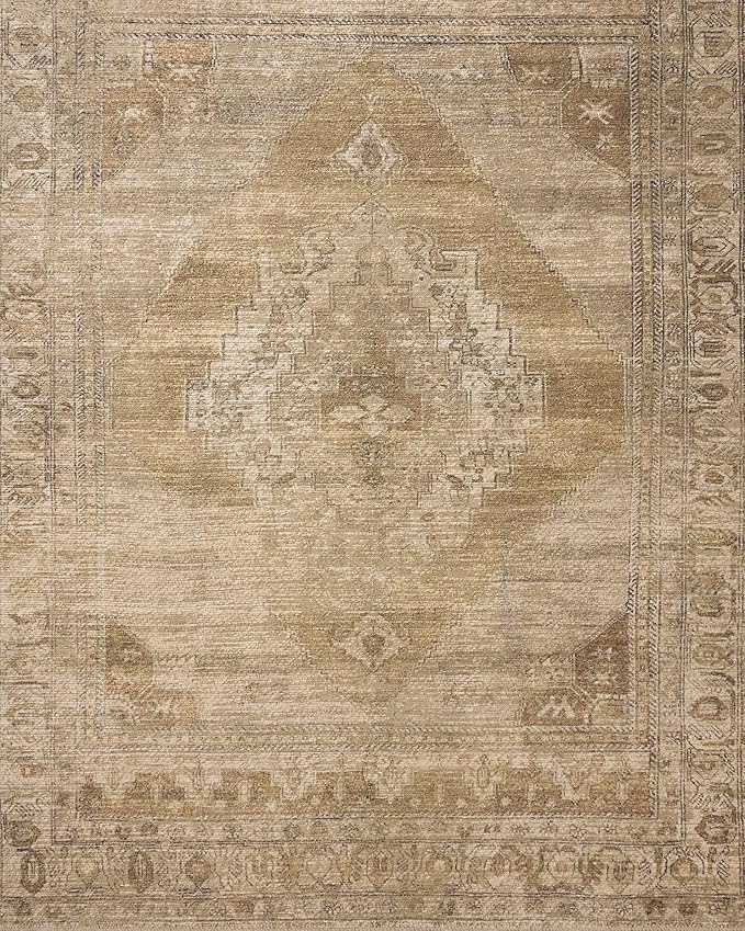Loloi Amber Lewis Cambria Collection CBR-03 Taupe/Antique Bronze 2'-6" x 9'-6" Runner Rug Jute, Neutral, Vintage Style, Antique Tone, Living, Bedroom, Dining, Carpet