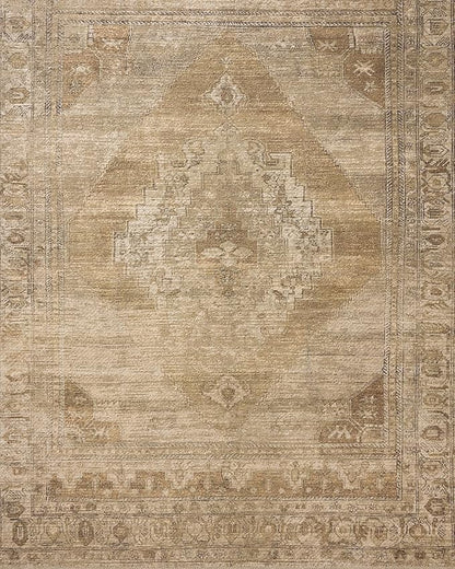 Loloi Amber Lewis Cambria Collection CBR-03 Taupe/Antique Bronze 2'-6" x 12'-0" Runner Rug Jute, Neutral, Vintage Style, Antique Tone, Living, Bedroom, Dining, Carpet