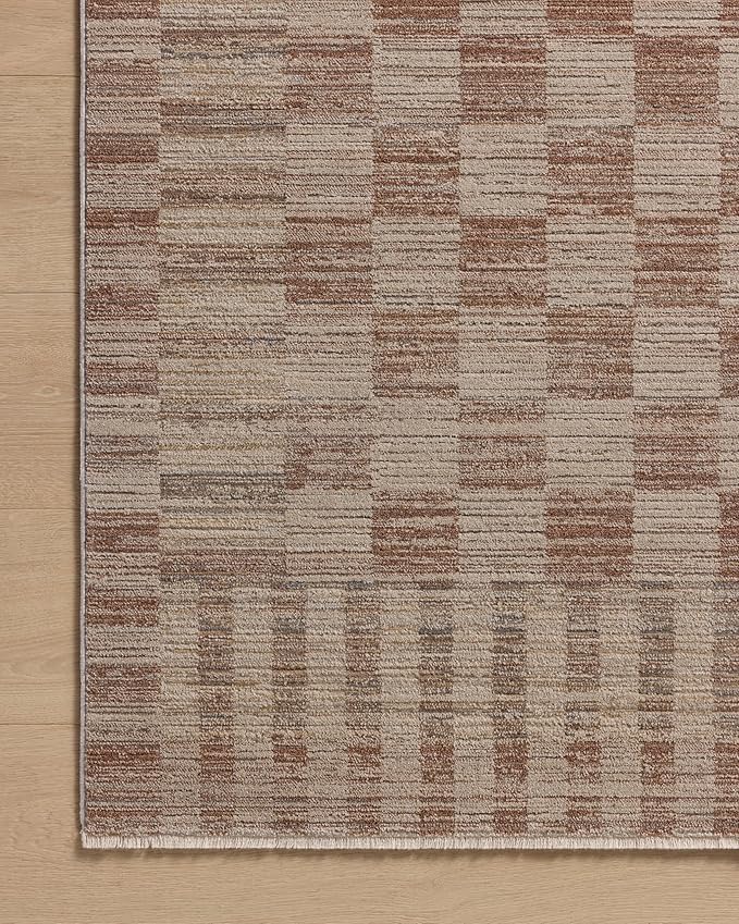 Loloi Amber Lewis Cali Collection CIL-06 Brick/Natural 2'-7" x 8'-0" Runner Rug