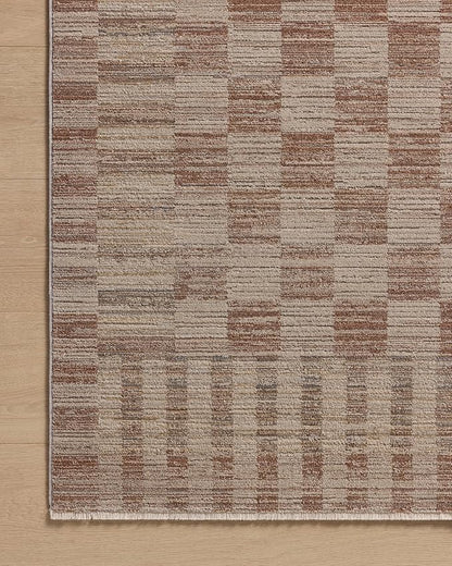 Loloi Amber Lewis Cali Collection CIL-06 Brick/Natural 2'-7" x 8'-0" Runner Rug