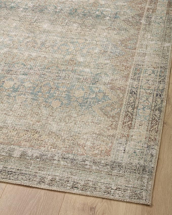 Loloi Angela Rose Aubrey Collection AUB-03 Jade/Natural 8'-3" x 11'-3", .19" Pile Height, Area Rug