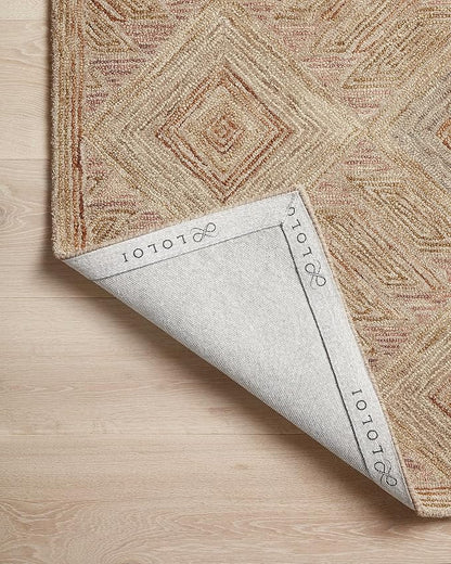 Loloi Varena Collection VAR-02 Berry/Multi 7'-9" x 9'-9" Area Rug