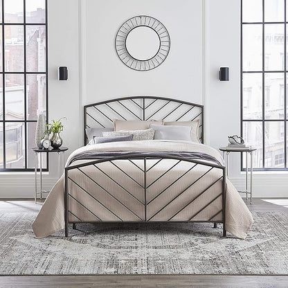 Hillsdale Furniture Essex Bed, Queen, Metallic Brown