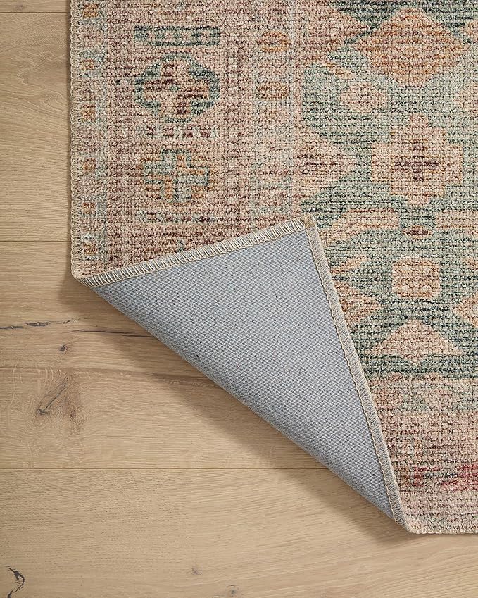 Loloi Angela Rose Aubrey Collection AUB-02 Aqua/Sand 3'-9" x 5'-6", .19" Pile Height, Accent Rug