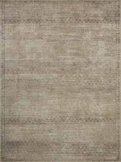Loloi Amber Lewis Cambria Collection CBR-01 Ash/Bark 10'-0" x 14'-0" Area Rug Jute, Neutral, Vintage Style, Antique Tone, Living, Bedroom, Dining, Carpet