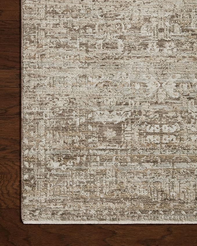 Loloi Amber Lewis Honora Collection HON-04 Bark/Dove 6'-7" x 9'-2" Area Rug