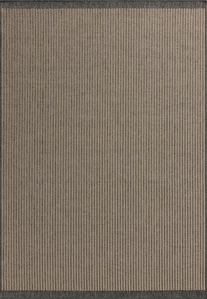 Loloi Chris Loves Julia Providence Collection PRC-03 Wheat/Charcoal 2'-3" x 7'-7", .12" Pile Height, Indoor/Outdoor Runner Rug