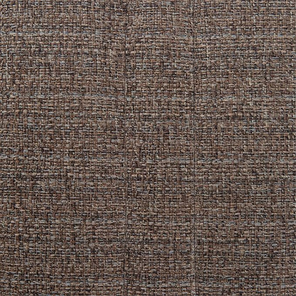 SIMPLIHOME Rockwood 18 inch Wide Contemporary Square Cube Storage Ottoman with Tray in Mink Brown Tweed Look Fabric, Assembled, For the Living Room, Entryway and Family Room