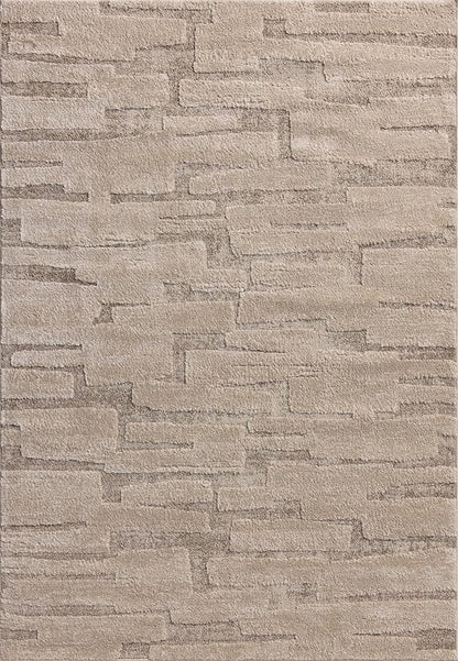 Loloi Amber Lewis Monty Collection MOT-04 Taupe/Beige 2'-7" x 4', .50" Pile Height, Area Rug