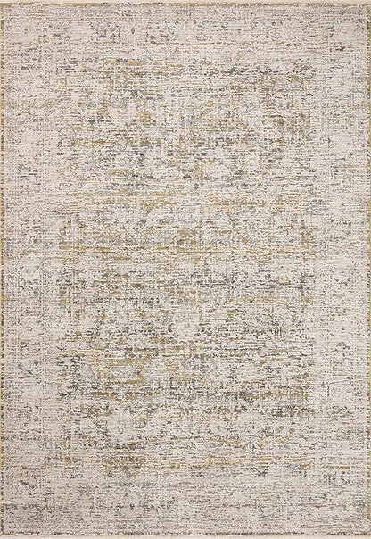 Loloi Amber Lewis Alie Collection ALE-05 Gold/Beige 9'-6'' x 13'-1'', .13'' Pile Height, Area Rug