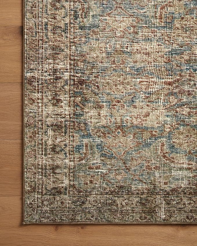 Loloi Amber Lewis Morgan Collection MOG-04 Sea/Sage 9'-6" x 13'-6" 38" Thick Area Rug feat. CloudPile, Neutral, Room Décor, Vintage Inspired, Livingroom, Bedroom, Dining Area