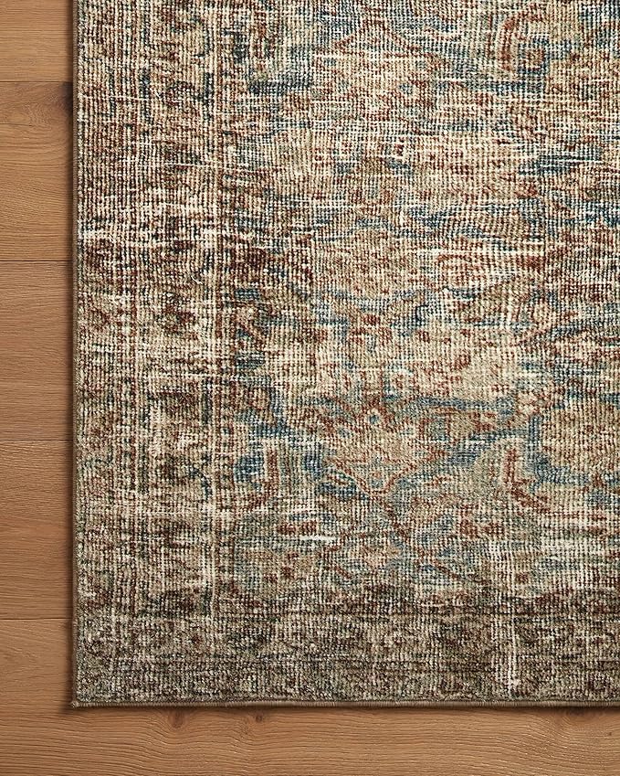 Loloi Amber Lewis Morgan Collection MOG-04 Sea/Sage 2' x 3'-6" 38" Thick Accent Rug feat. CloudPile, Neutral, Room Décor, Vintage Inspired, Livingroom, Bedroom, Dining Area