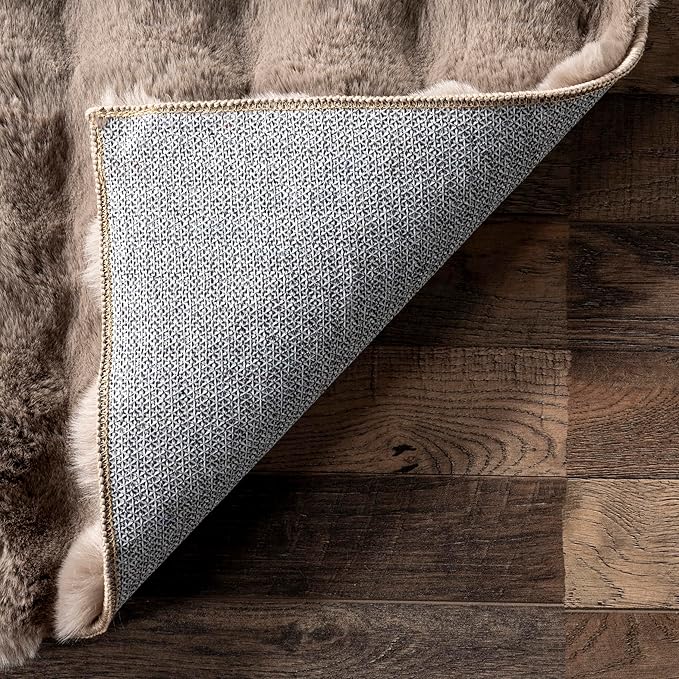 nuLOOM Jeni Checkered 2'6" x 10' Machine Washable Runner Rug for Living Room Bedroom Dining Room Entryway Hallway Kitchen, Taupe