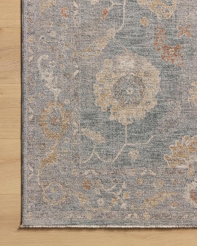 Loloi Chris Loves Julia Louisa Collection LOI-02 Ocean/Sunset 2'-3" x 3'-10", .38" Pile Height, Accent Rug
