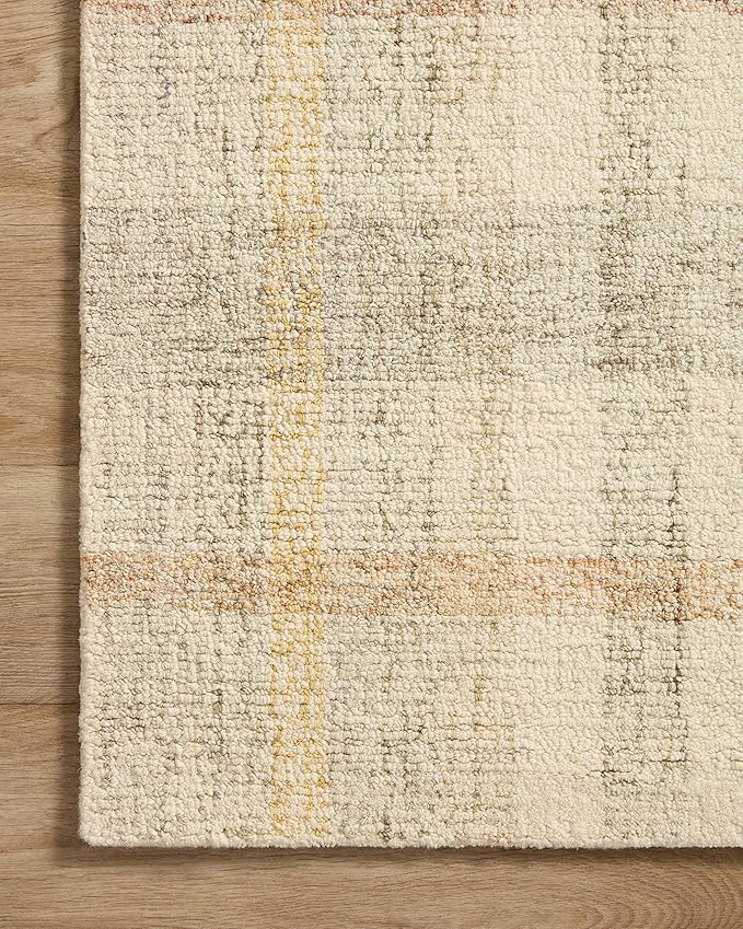 Loloi Chris Loves Julia Chris Collection CHR-04 Natural/Multi 7'-9'' x 9'-9'', .50" Pile Height, Area Rug