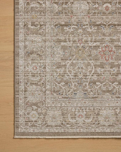 Loloi Chris Loves Julia Ida Collection IDA-03 Bark/Multi 7'-10" x 10', .19" Pile Height, Area Rug