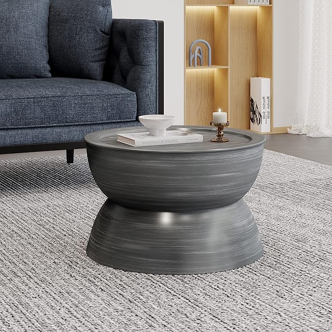 Christopher Knight Home Minkler Hourglass Coffee Table - Brushed Antique Silver