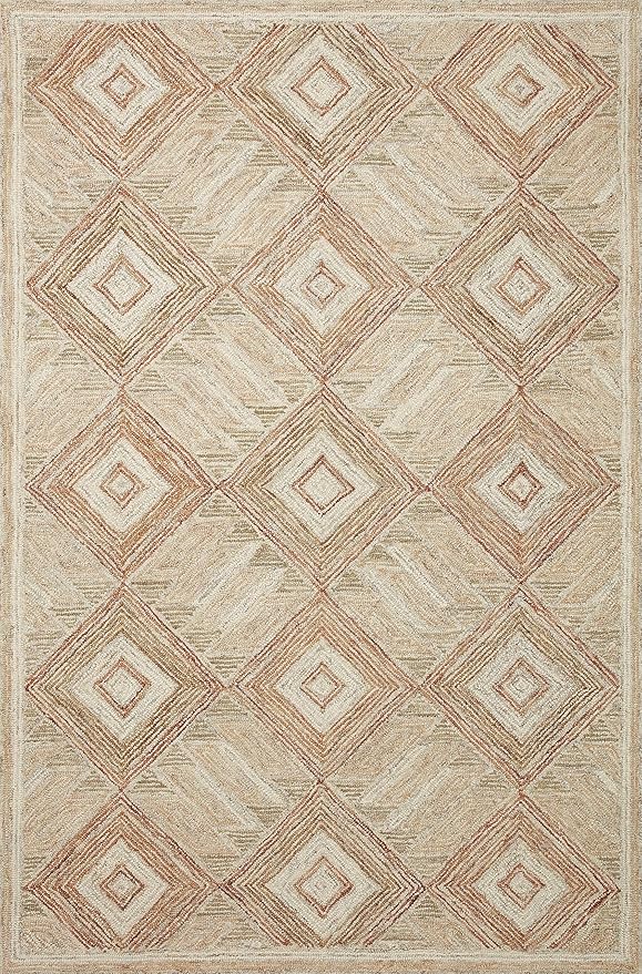 Loloi Varena Collection VAR-01 Sand/Clay 2'-6" x 7'-6" Runner Rug
