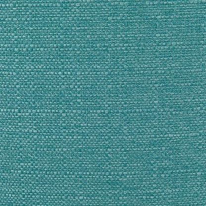 SIMPLIHOME Randolph Counter Stools (Set of 2) - 28 Inch Seat Height Upholstered Bentwood Kitchen Seats in Aqua Blue Polyester Linen Fabric, Mid Century Seating with Curved Backrest and Footrest