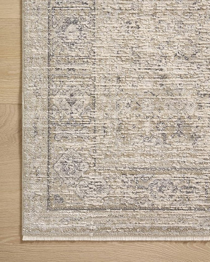 Loloi Amber Lewis Alie Collection ALE-03 Taupe/Dove 2'-7'' x 7'-9'', .13'' Pile Height, Runner Rug