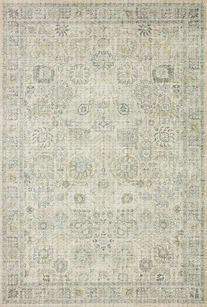 Loloi Skye Collection SKY-14 Natural/Sage 7' x 9' Oval Area Rug