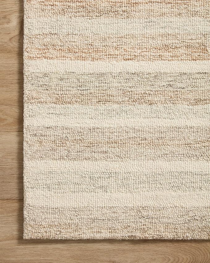 Loloi Chris Loves Julia Chris Collection CHR-03 Ivory/Clay 2'-3'' x 3'-9'', .50" Pile Height, Accent Rug