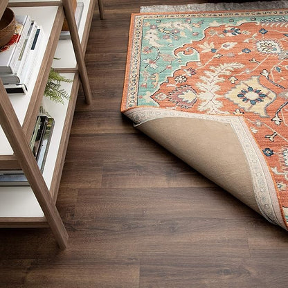 Mohawk Home 4' x 6' Non Slip Grip Rug Pad 1/4 Thick Felt + Rubber Backing - Dual Surface Safe for All Floors
