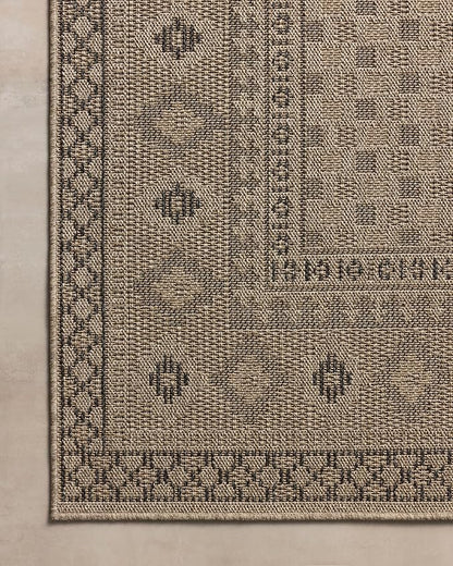 Loloi Chris Loves Julia Providence Collection PRC-07 Dove/Charcoal 9'-2" x 13', .12" Pile Height, Indoor/Outdoor Area Rug