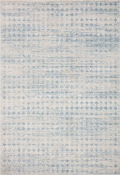 Loloi Kamala Collection KAM-04 Sky/Dove 7'-10" x 10' Area Rug